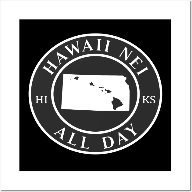 Roots Hawaii and Kansas by Hawaii Nei All Day Wall Art by hawaiineiallday